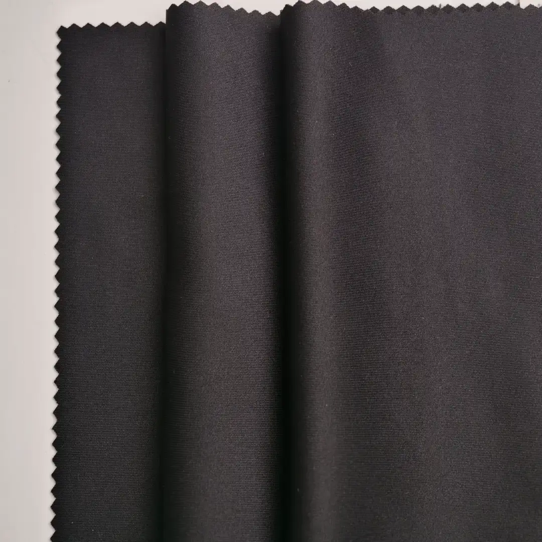 China Fabric for Jackets,Bomber jacket Scuba Knit Fabric Polyester Spandex black color buy from China wholesaler bulk order at wholesale price free worldwide shipping Alibaba