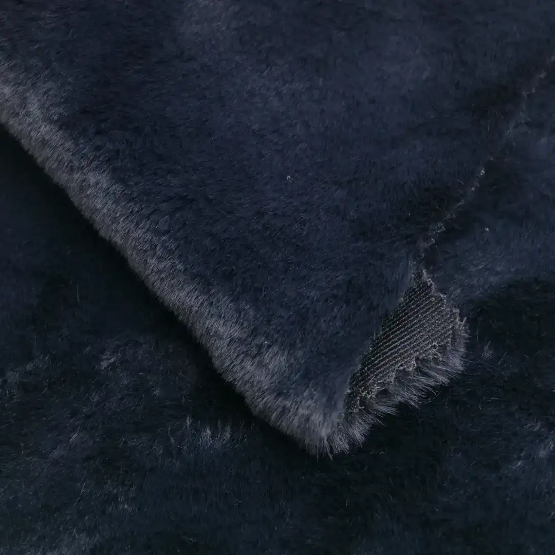 China Fabric for Crop Top Pullover ,Women's Pants  Tricot Brush Knit Fabric Polyester Dark blue-gray color buy from China wholesaler bulk order at wholesale price free worldwide shipping Alibaba