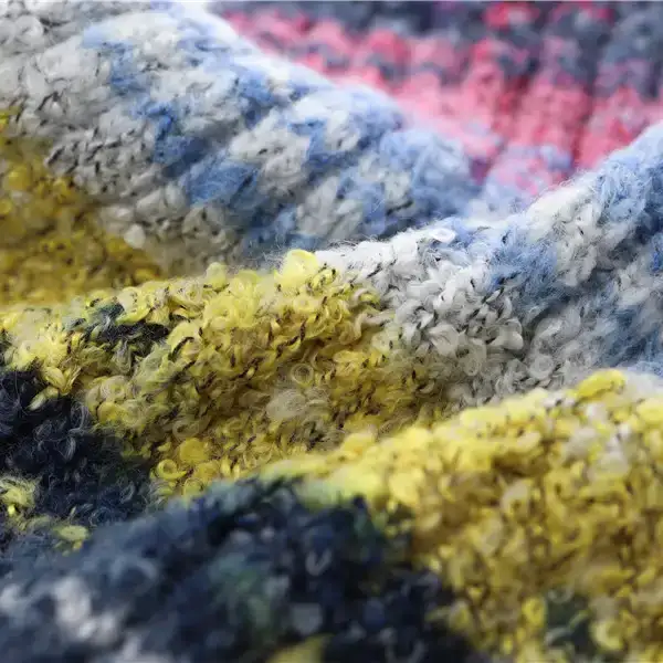 China Yarn for Crop Top Pullover (Sweater),Dresses (Cardigan Open) (Sweater) Ladder Yarn Fancy Yarn Acrylic Polyester Wool orange、yellow、black color buy from China wholesaler bulk order at wholesale price free worldwide shipping Alibaba