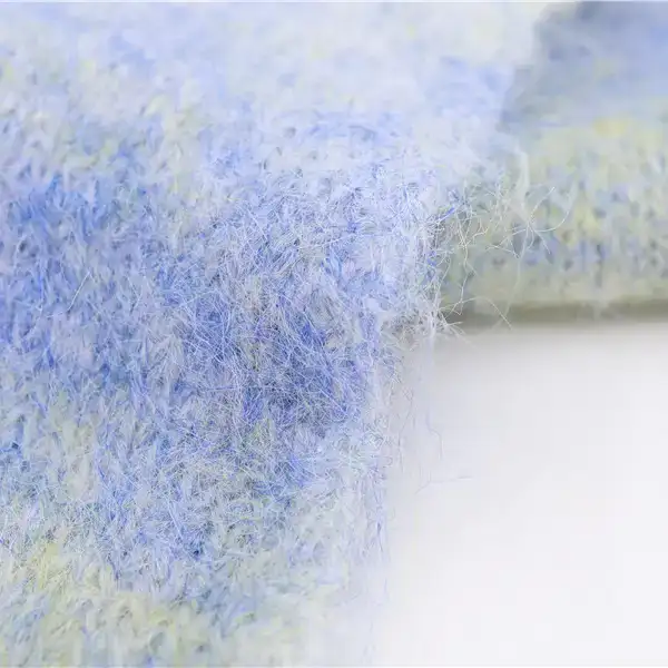 China Yarn for Half-Zipper Cardigan (Sweater),Knitted Jacket (Sweater),Hoodie  (Sweater) Air Spun Yarn Fancy Yarn Recycled Polyester Nylon Wool Spandex yellow   grey color buy from China wholesaler bulk order at wholesale price free worldwide shipping Alibaba