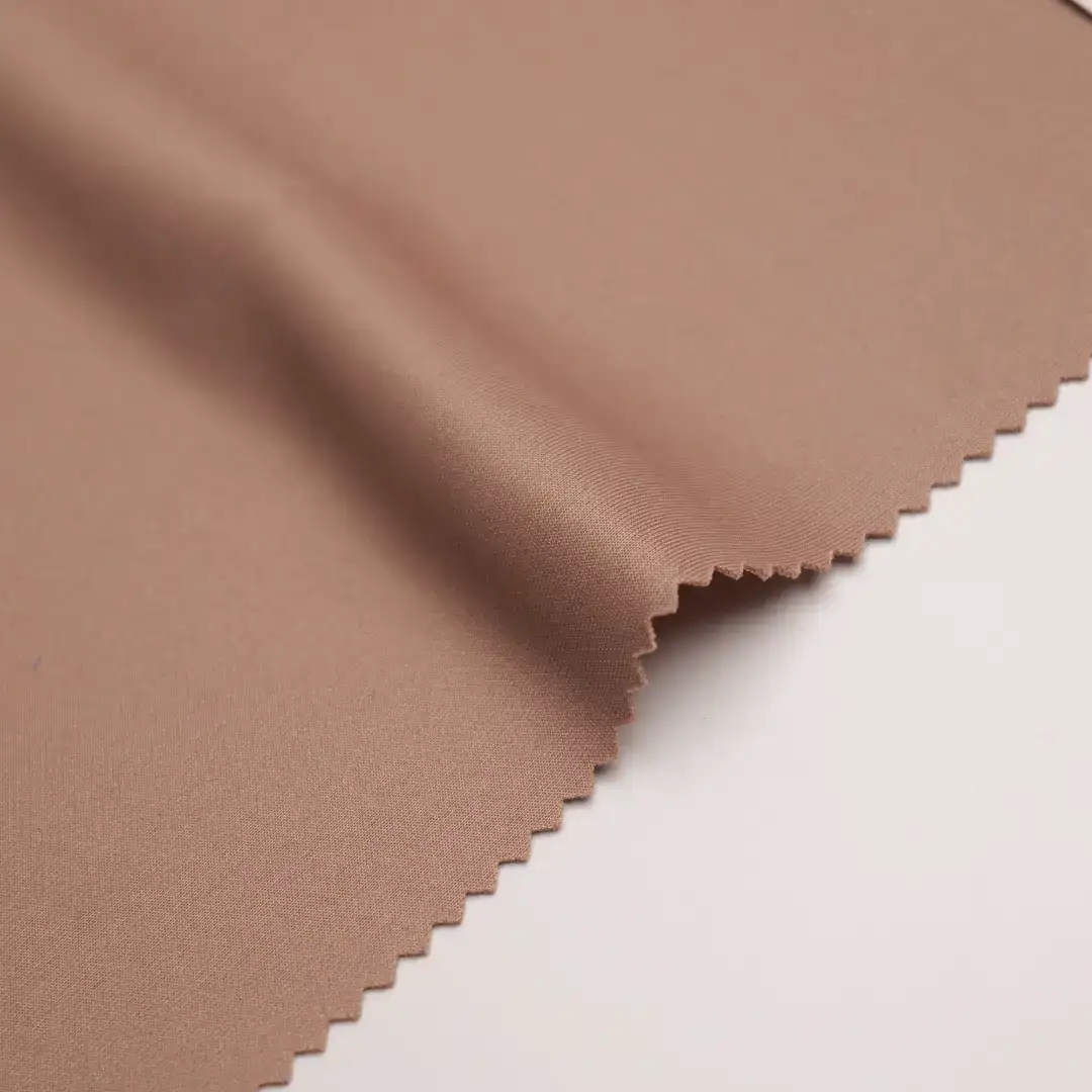 China Fabric for Jackets,Hoodie,Sweatshirt,Tracksuits Scuba Knit Fabric Polyester Spandex Solid-Khaki color buy from China wholesaler bulk order at wholesale price free worldwide shipping Alibaba