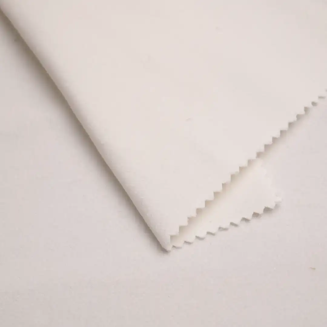 China Fabric for Jackets,Uniform,Hoodie  ,Bomber jacket Cotton Dobby Natural Woven Fabric Cotton Spandex Milky white color buy from China wholesaler bulk order at wholesale price free worldwide shipping Alibaba