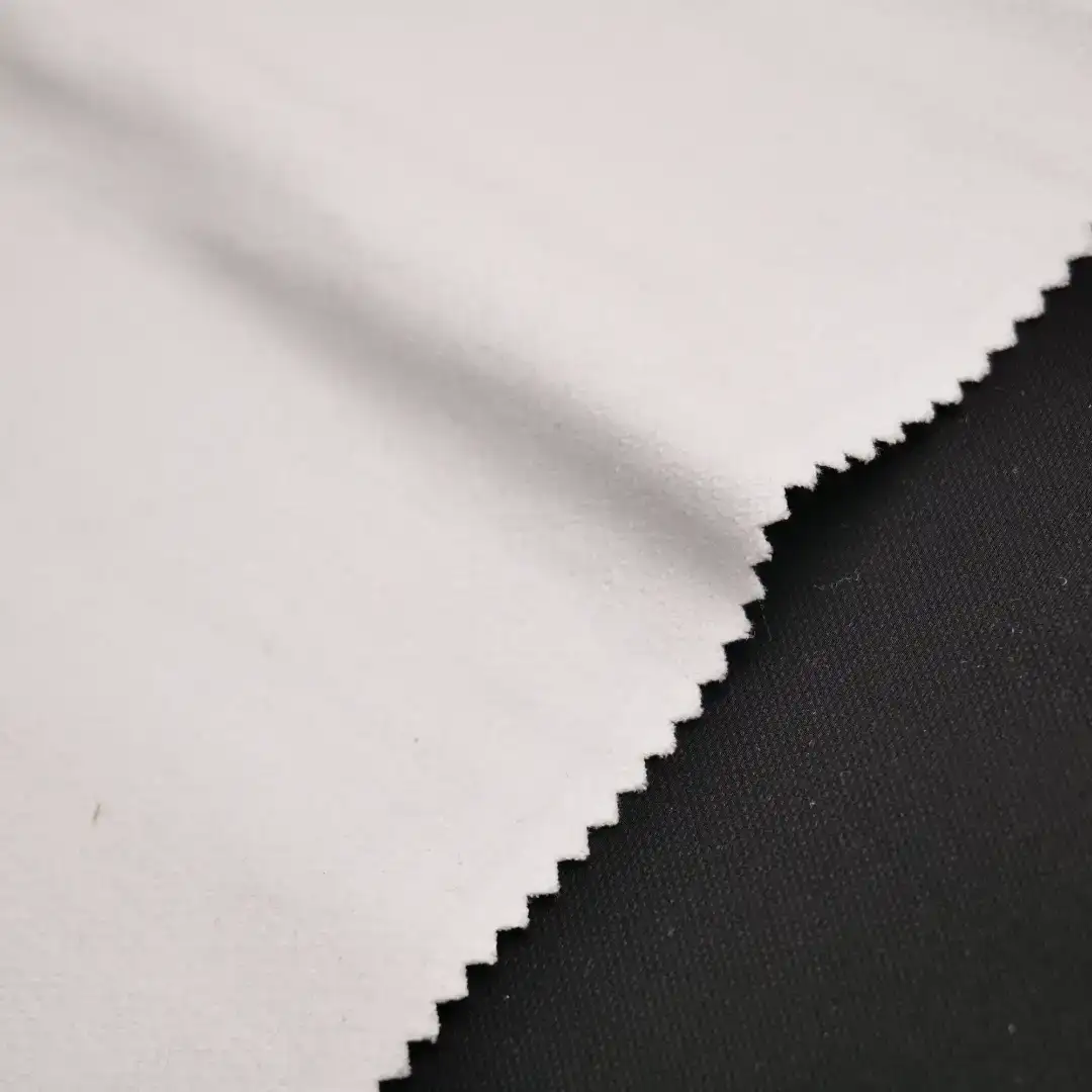 China Fabric for Jackets,Uniform,Hoodie  ,Bomber jacket Cotton Dobby Natural Woven Fabric Cotton Spandex Milky white color buy from China wholesaler bulk order at wholesale price free worldwide shipping Alibaba