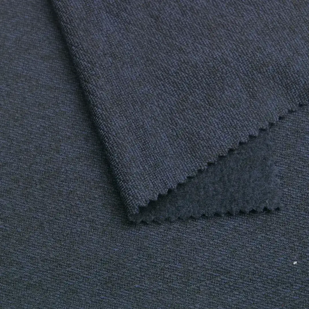 China Fabric for Jackets,Bomber jacket Fleece Knit Fabric Polyester Melange Color color buy from China wholesaler bulk order at wholesale price free worldwide shipping Alibaba