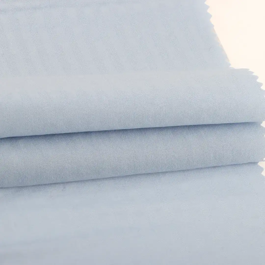 China Fabric for Shirt,Skirt Rayon Jacquard Natural Woven Fabric Rayon Cotton Blue color buy from China wholesaler bulk order at wholesale price free worldwide shipping Alibaba