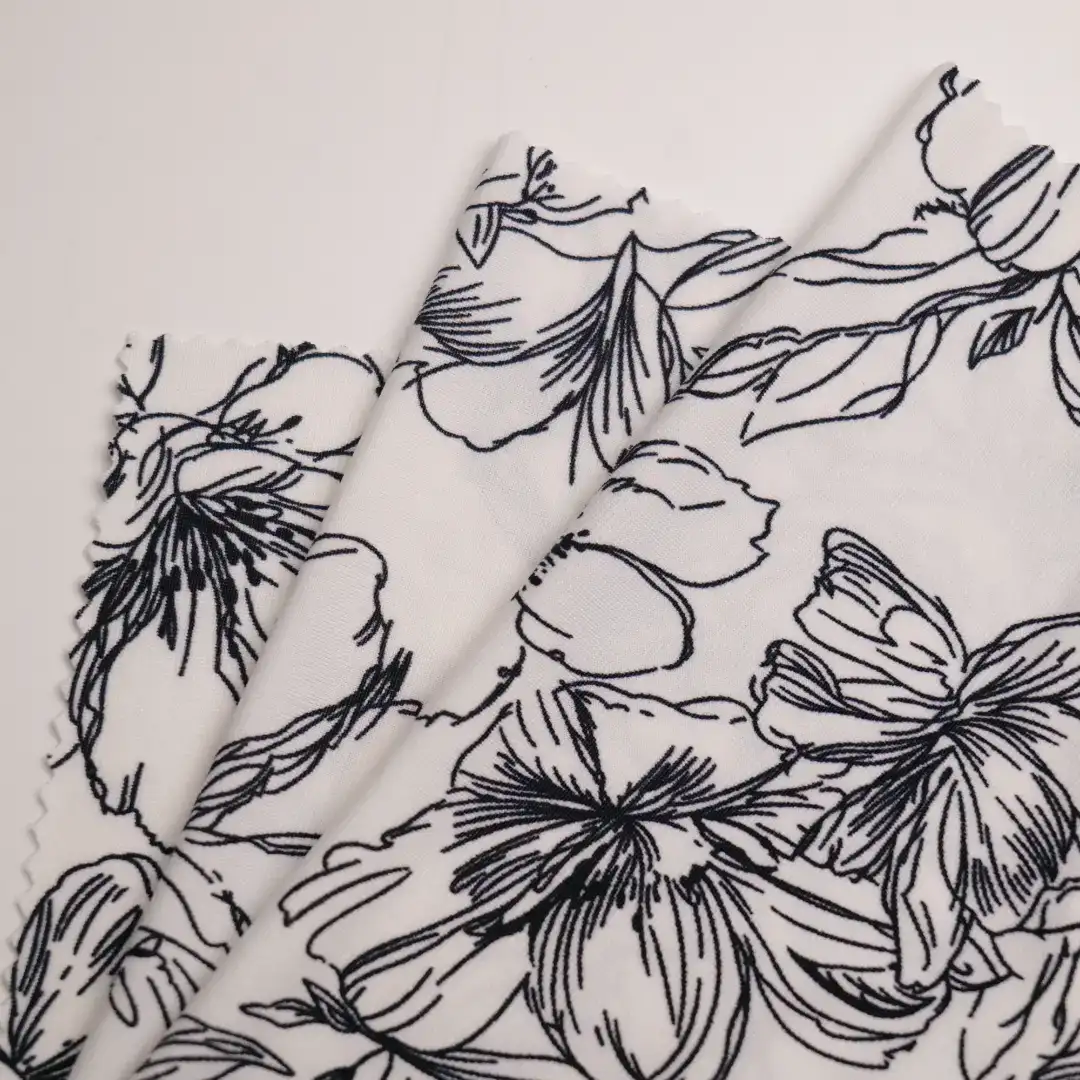 China Fabric for T-Shirt,Skirt Single Jersey Knit Fabric Polyester Spandex Print color buy from China wholesaler bulk order at wholesale price free worldwide shipping Alibaba