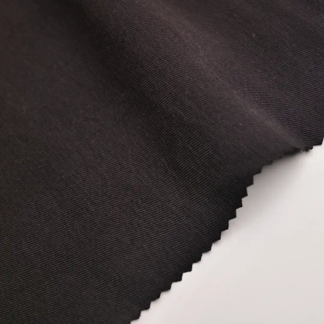 China Fabric for Blazer,Suit,Chino Polyester/Rayon Twill Woven Blended Fabric Polyester Viscose Black color buy from China wholesaler bulk order at wholesale price free worldwide shipping Alibaba