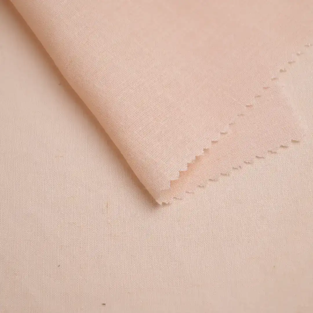 China Fabric for Blouse,Shirt Long Sleeve Button  Linen/Rayon YD Plain Natural Woven Fabric Rayon Linen Beige color buy from China wholesaler bulk order at wholesale price free worldwide shipping Alibaba