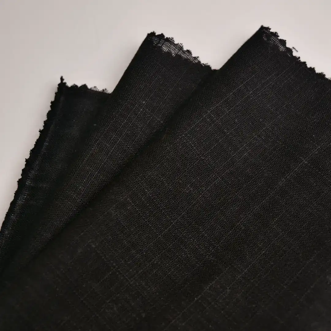 China Fabric for Shirt,Shirt Long Sleeve Button ,Shirt Half Sleeve Button ,Over Shirt Linen/Rayon YD Plain Natural Woven Fabric Rayon Linen Black color buy from China wholesaler bulk order at wholesale price free worldwide shipping Alibaba