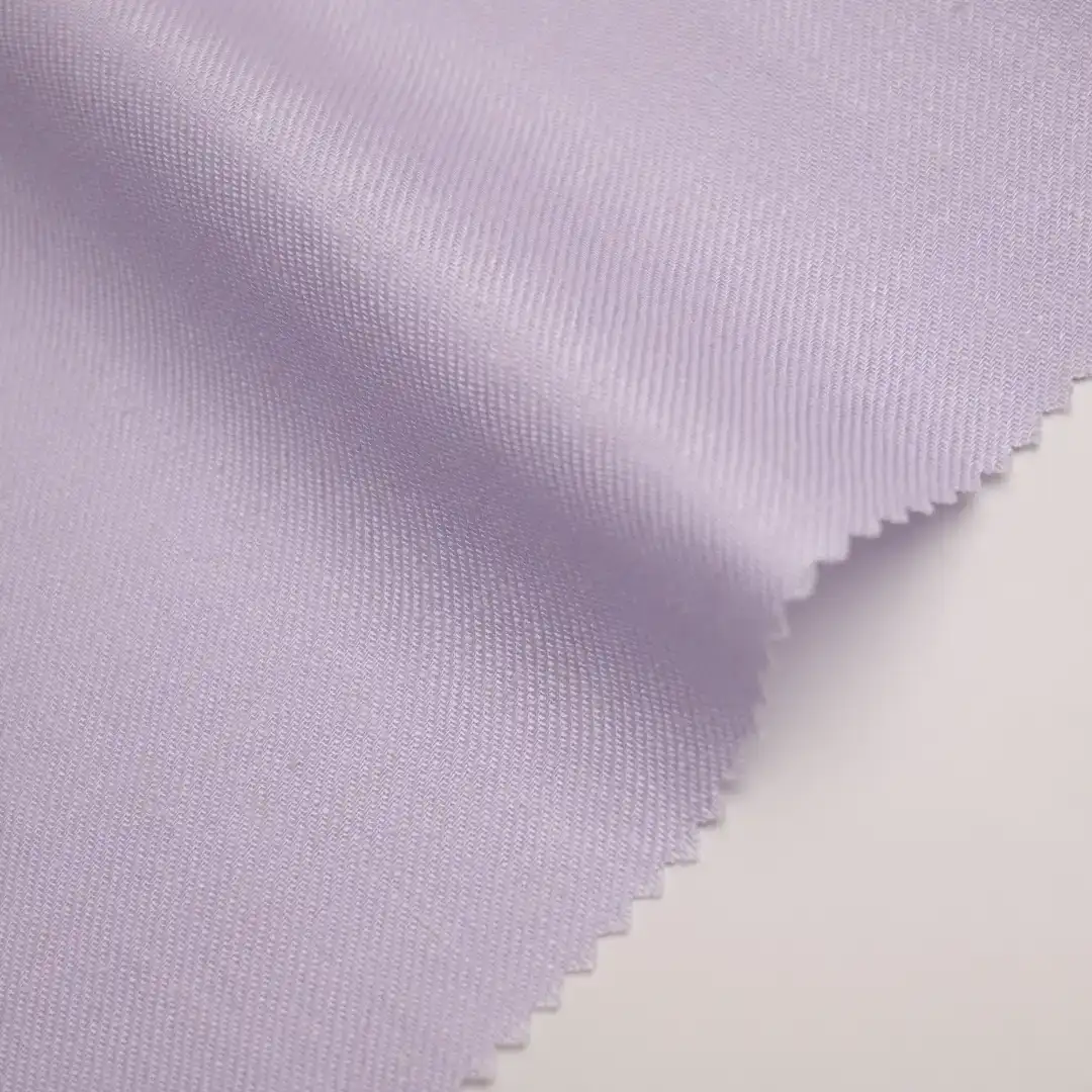 China Fabric for Blouse,Skirt,Over Shirt Linen/Rayon YD Plain Natural Woven Fabric Rayon Linen Light Purple color buy from China wholesaler bulk order at wholesale price free worldwide shipping Alibaba