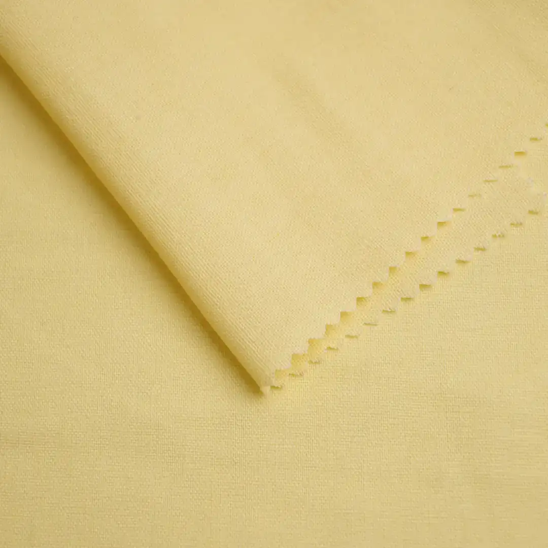 China Fabric for Shirt,Blouse,Skirt,Shirt Long Sleeve Button ,Over Shirt Linen/Rayon YD Plain Natural Woven Fabric Rayon Polyester Linen Cotton Yellow color buy from China wholesaler bulk order at wholesale price free worldwide shipping Alibaba