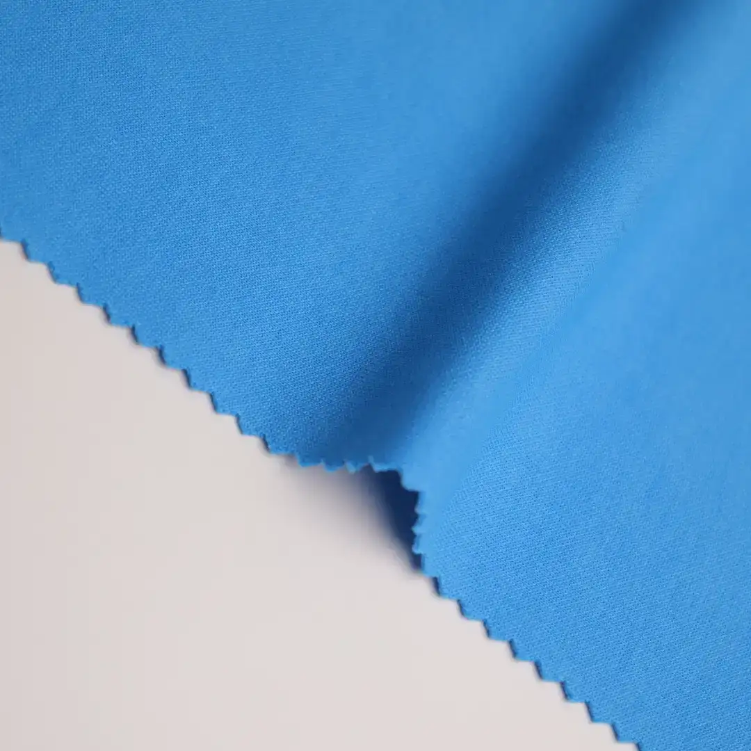 China Fabric for Jackets,Sweatshirt,Bomber jacket Scuba Knit Fabric Cotton Polyester Blue color buy from China wholesaler bulk order at wholesale price free worldwide shipping Alibaba