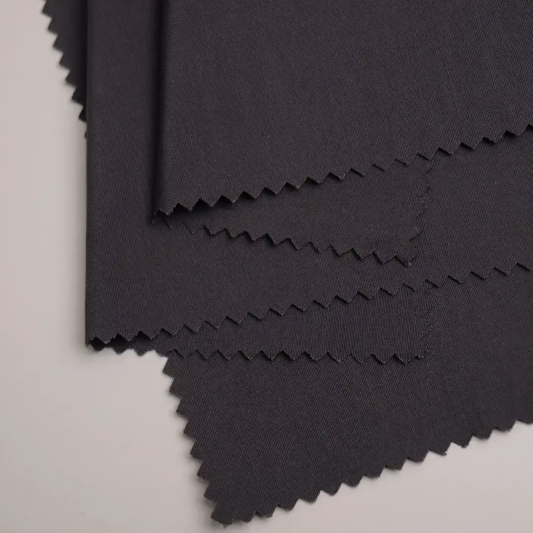 China Fabric for Shirt,Uniform,Over Shirt TC Poplin Woven Blended Fabric Polyester Cotton Black color buy from China wholesaler bulk order at wholesale price free worldwide shipping Alibaba