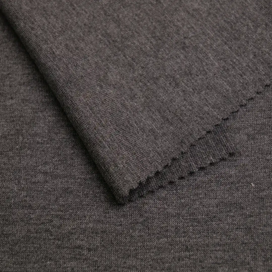 China Fabric for Round Neck Pullover ,Crew Neck Pullover ,T-shirt ,Polo T-shirt ,Hoodie   Interlock Knit Fabric Polyester Rayon Spandex grey color buy from China wholesaler bulk order at wholesale price free worldwide shipping Alibaba