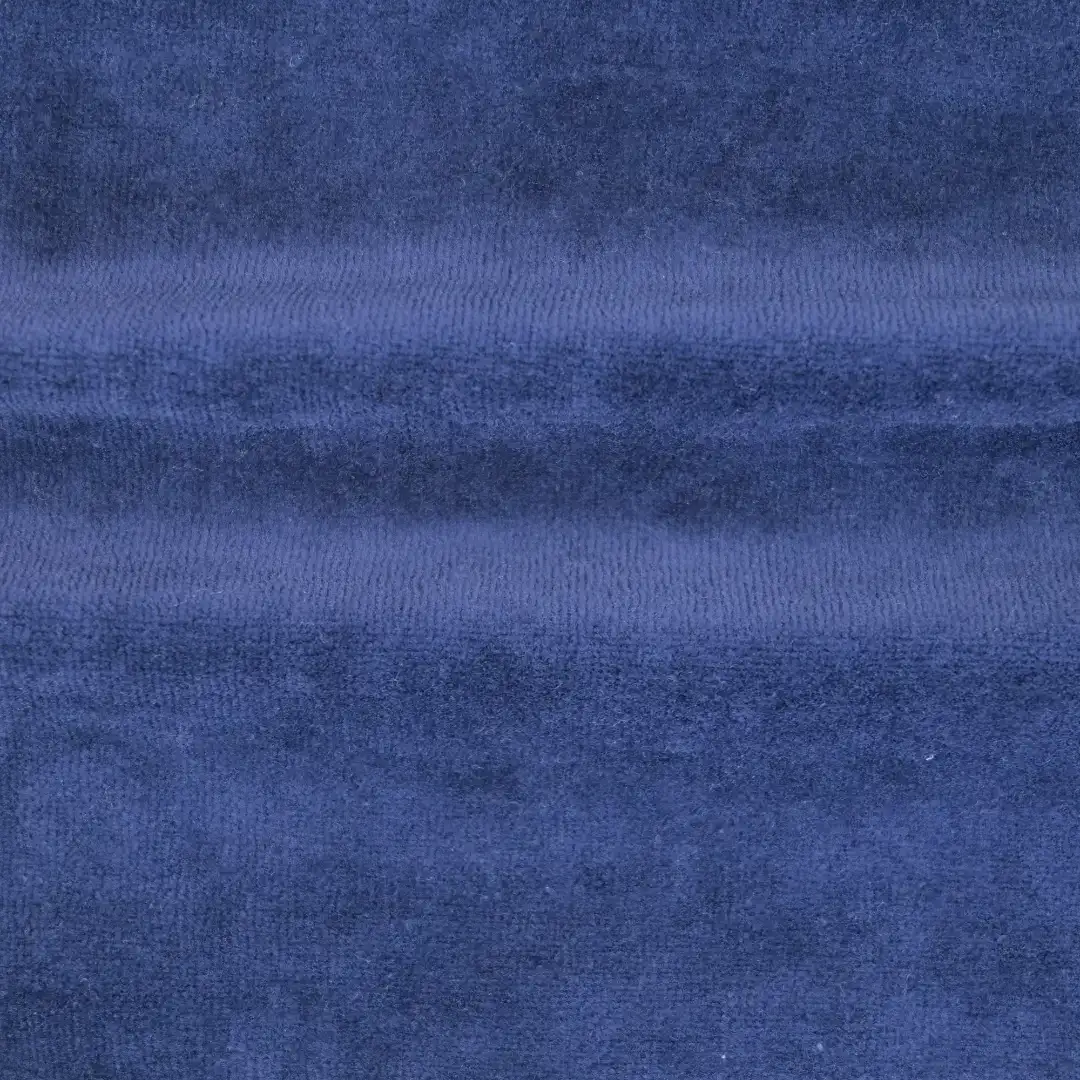 China Fabric for Blazer,Sweatshirt,Tracksuits Velvet Knit Fabric Cotton Polyester blue color buy from China wholesaler bulk order at wholesale price free worldwide shipping Alibaba