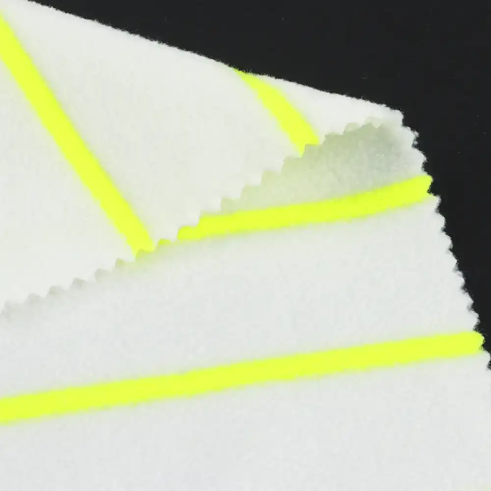 China Fabric for Jackets,Hoodie,Sweatshirt Polar Fleece Knit Fabric Polyester yellow and white color buy from China wholesaler bulk order at wholesale price free worldwide shipping Alibaba