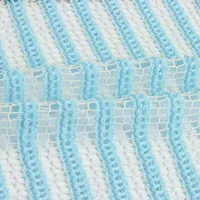 China Fabric for Ladies Vest ,Dresses (Cardigan Open) ,Dresses (Cardigan Button)  Weft Jacquard Knit Fabric Polyester Cotton blue color buy from China wholesaler bulk order at wholesale price free worldwide shipping Alibaba