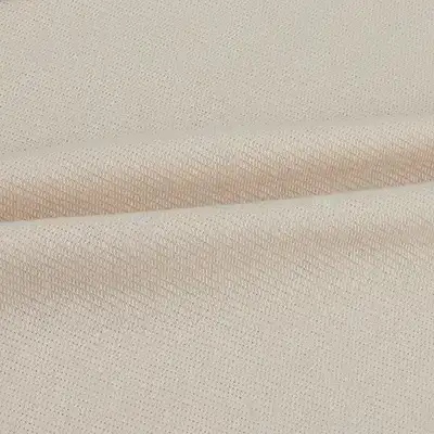 China Fabric for Tank Top,Crop Top,Pajamas Interlock Knit Fabric Cotton Polyester Solid-Cream color buy from China wholesaler bulk order at wholesale price free worldwide shipping Alibaba