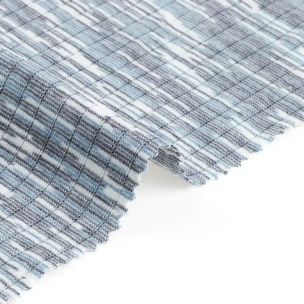 China Fabric for Tank Top,Crop Top,Hoodie Rib Knit Fabric Cotton Polyester Spandex blend color buy from China wholesaler bulk order at wholesale price free worldwide shipping Alibaba