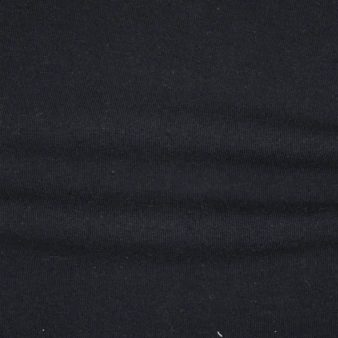 China Fabric for Tank Top,Crop Top,Hoodie Rib Knit Fabric Cotton Spandex BLACK color buy from China wholesaler bulk order at wholesale price free worldwide shipping Alibaba