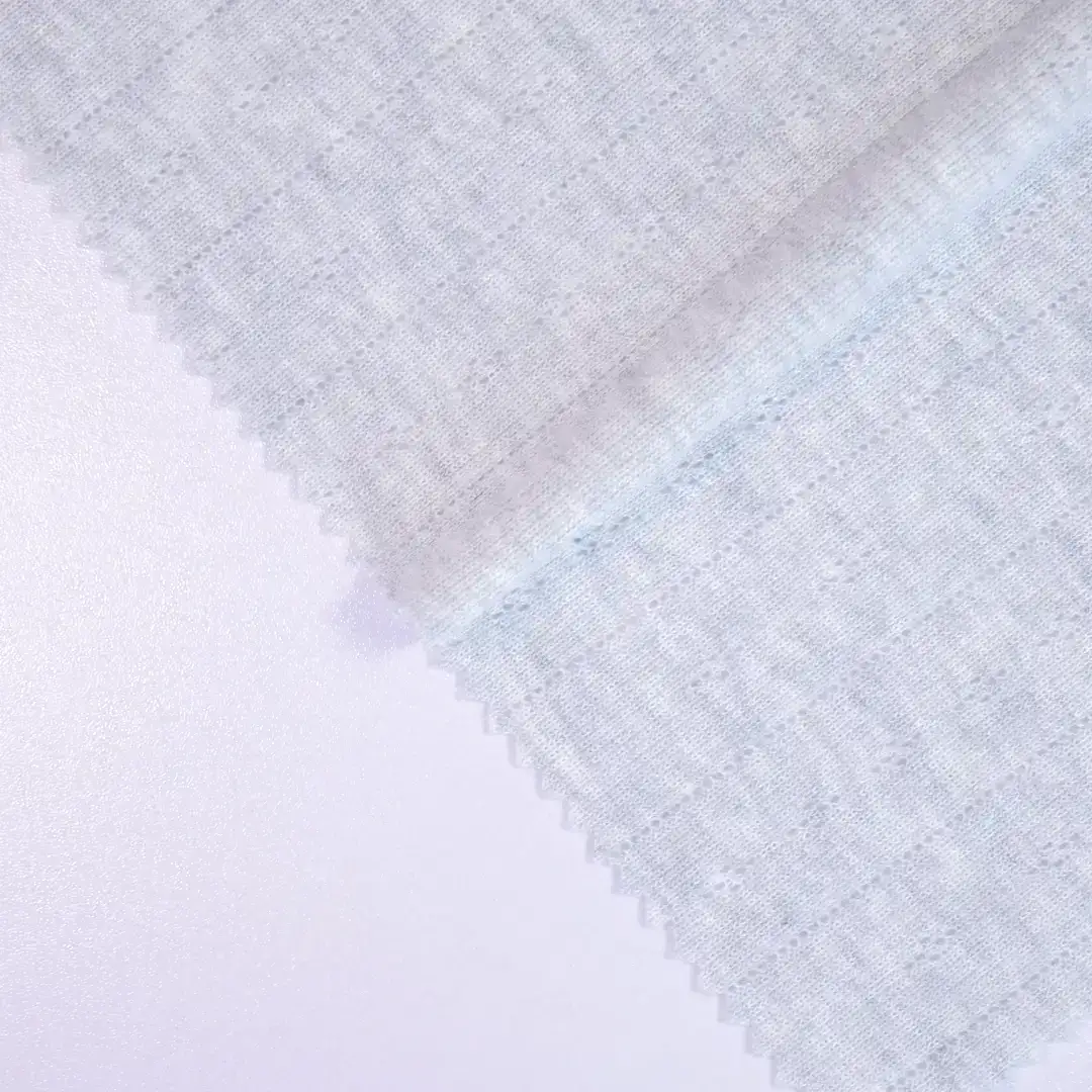 China Fabric for Tank Top,Hoodie   Weft Jacquard Knit Fabric Recycled Polyester Rayon MELANGE color buy from China wholesaler bulk order at wholesale price free worldwide shipping Alibaba