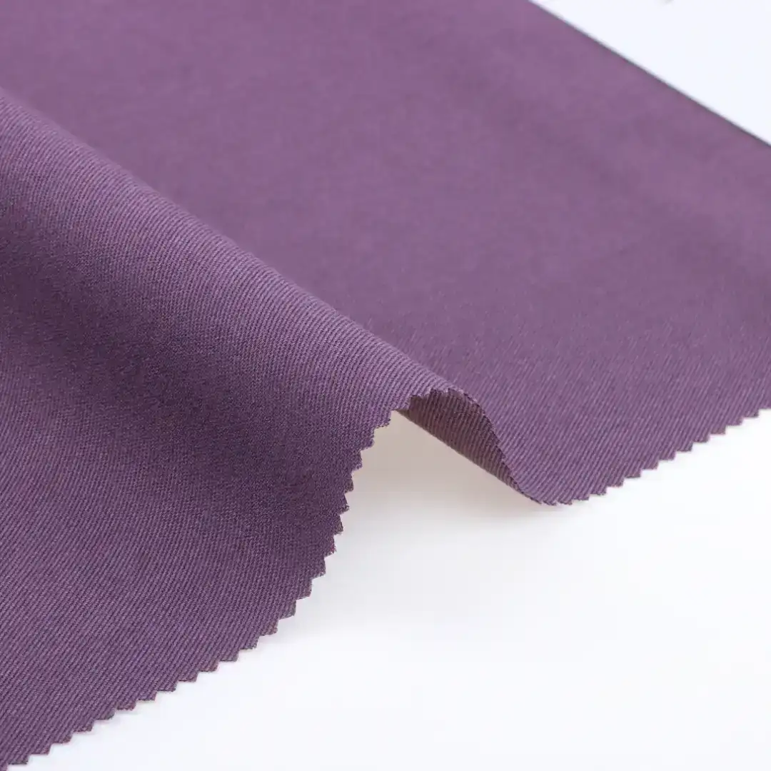 China Fabric for Shirt,Pants,Blouse Polyester/Rayon Plain Woven Blended Fabric Rayon Polyester Spandex Deep Purple -105# color buy from China wholesaler bulk order at wholesale price free worldwide shipping Alibaba