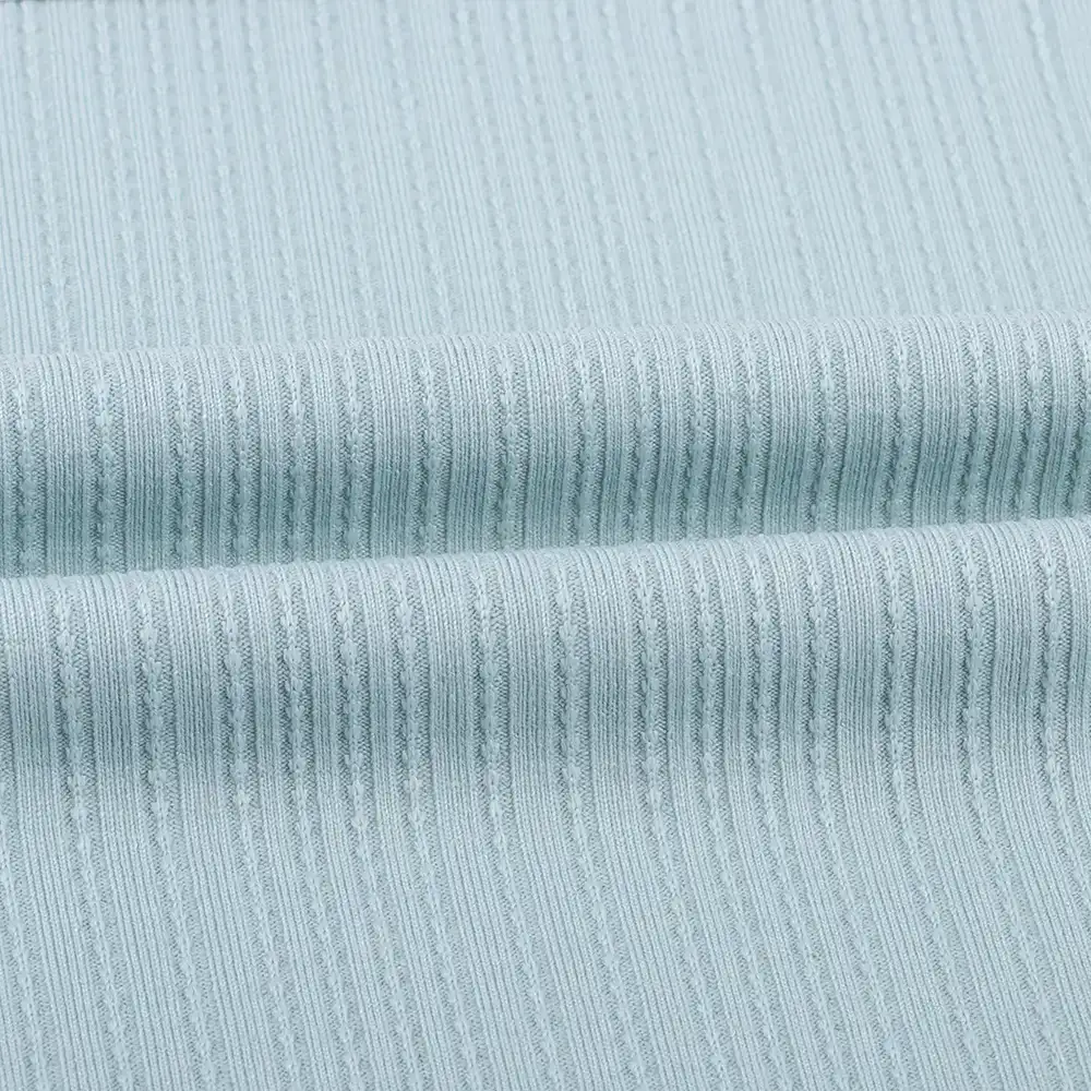 China Fabric for T-Shirt,Tank Top,Hoodie   Weft Jacquard Knit Fabric Acrylic Elastane green color buy from China wholesaler bulk order at wholesale price free worldwide shipping Alibaba