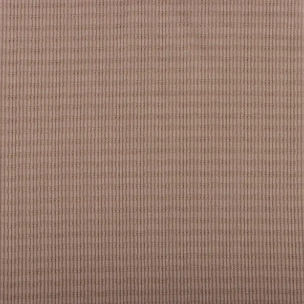 China Fabric for T-Shirt Rib Knit Fabric Polyester Cotton Elastane coffee color color buy from China wholesaler bulk order at wholesale price free worldwide shipping Alibaba