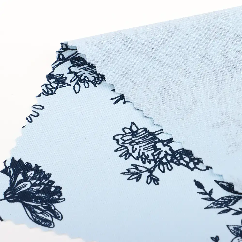 China Fabric for Shirt,Blouse,Skirt Single Jersey Knit Fabric Nylon Elastane blue color buy from China wholesaler bulk order at wholesale price free worldwide shipping Alibaba