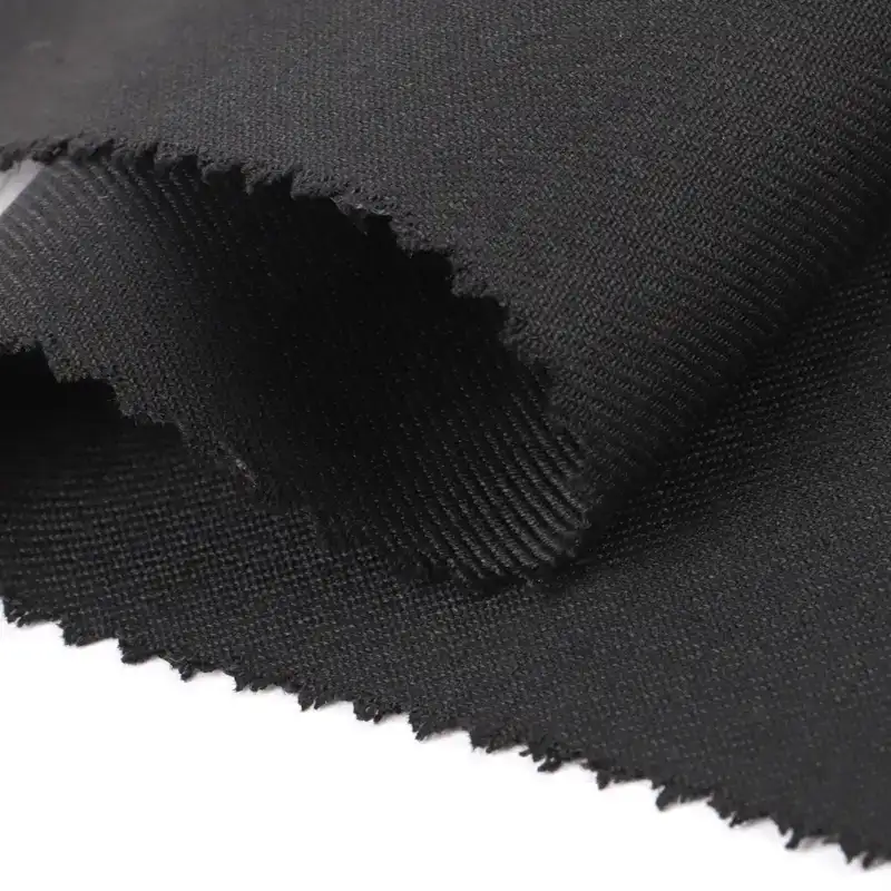 China Fabric for Jackets,Overcoat,Loungewear Polyester/Rayon Twill Woven Blended Fabric Polyester Rayon Spandex Black color buy from China wholesaler bulk order at wholesale price free worldwide shipping Alibaba