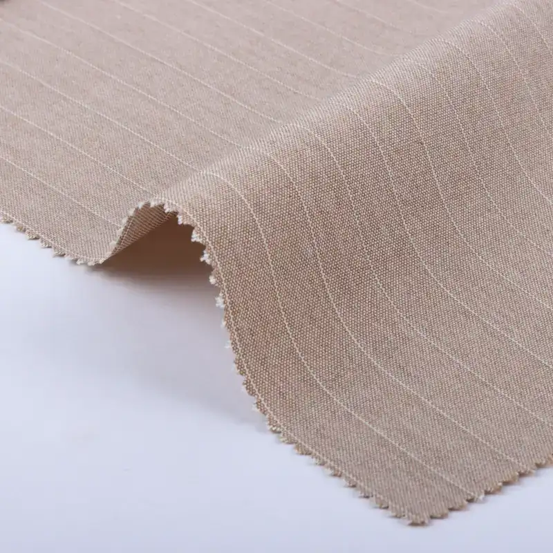 China Fabric for Pants,Suit Trouser,Skirt,Trench Coat,Overcoat,Suit Polyester/Rayon Twill Woven Blended Fabric Polyester Rayon Spandex Khaki color buy from China wholesaler bulk order at wholesale price free worldwide shipping Alibaba