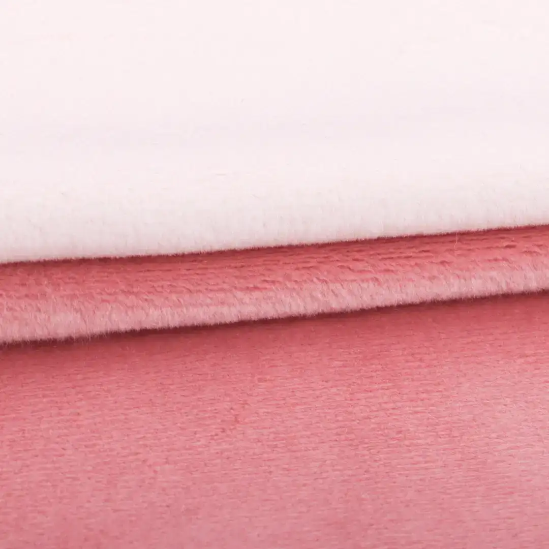China Fabric for Hoodie,Loungewear,Sweatshirt Super Soft Velour Knit Fabric Polyester Spandex Pink color buy from China wholesaler bulk order at wholesale price free worldwide shipping Alibaba