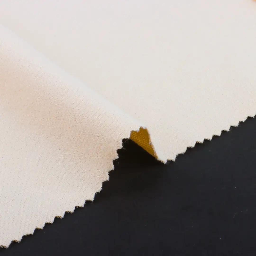 China Fabric for Jogger,Loungewear,Sweatshirt French Terry Knit Fabric Cotton Off-white color buy from China wholesaler bulk order at wholesale price free worldwide shipping Alibaba