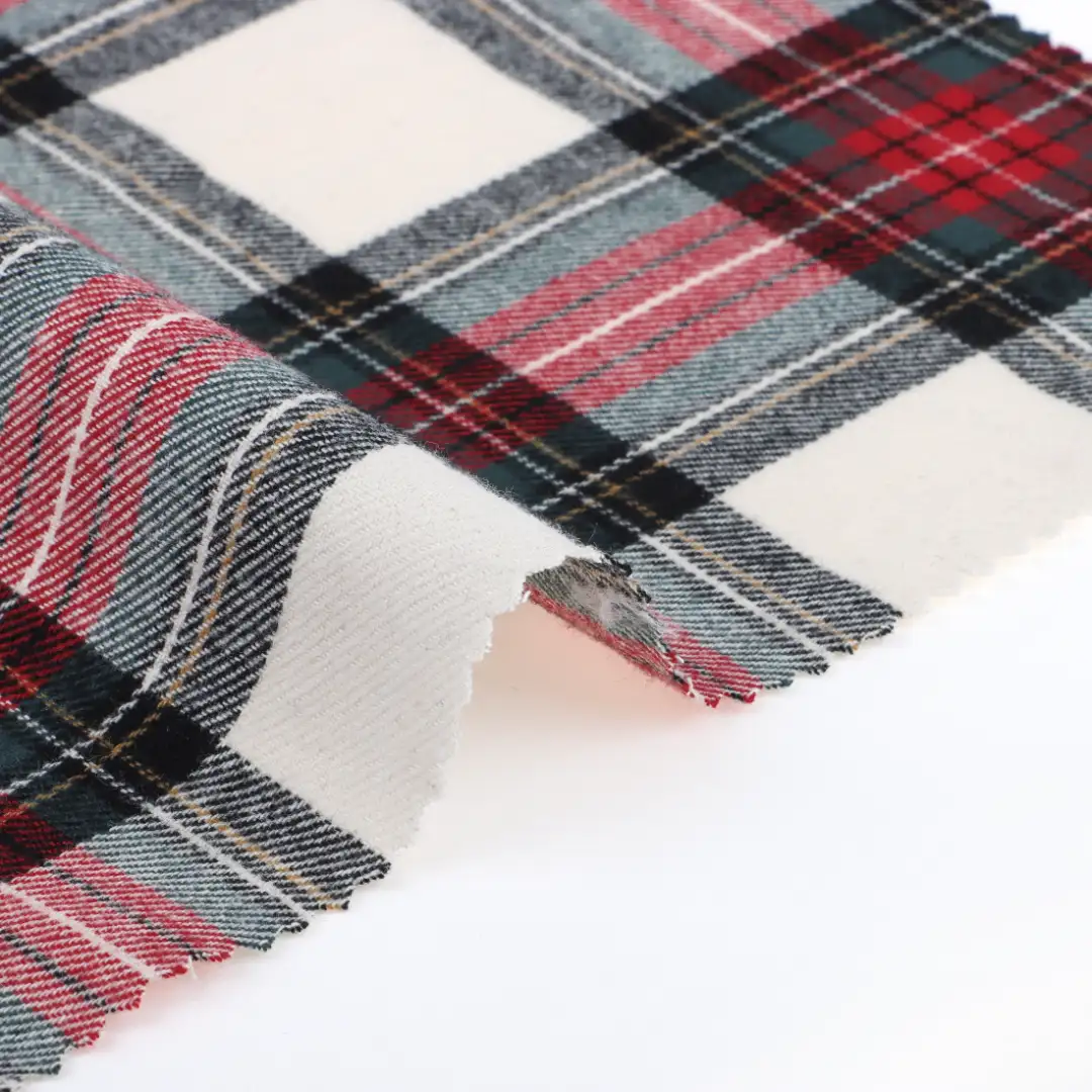 China Fabric for Loungewear Cotton YD Flannel Natural Woven Fabric Cotton YD tartan color buy from China wholesaler bulk order at wholesale price free worldwide shipping Alibaba