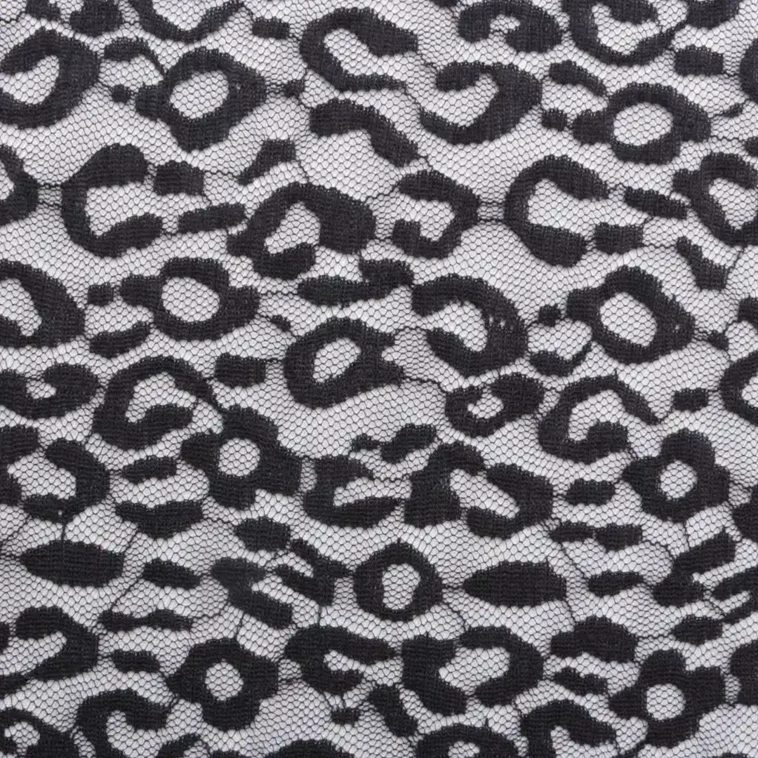 China Fabric for T-Shirt,Lingerie Lace Knit Fabric Nylon Spandex Black color buy from China wholesaler bulk order at wholesale price free worldwide shipping Alibaba