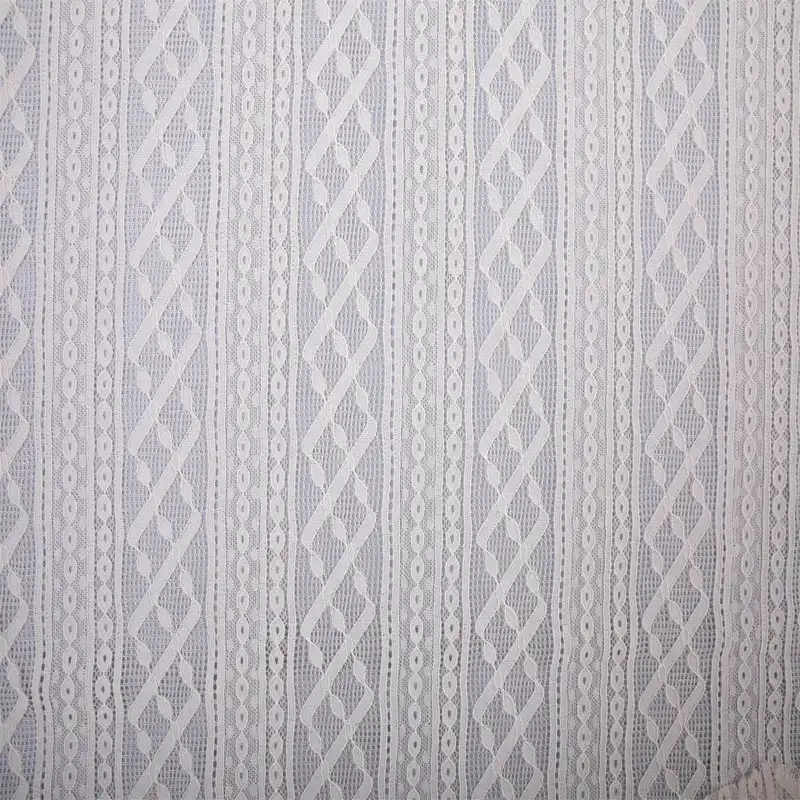 China Fabric for Shirt,Skirt Lace Knit Fabric Nylon Spandex Cream color buy from China wholesaler bulk order at wholesale price free worldwide shipping Alibaba