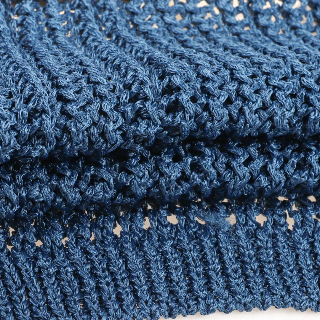 China Yarn for Ladies Vest (Sweater),Open Cardigan (Sweater),Shirt Long Sleeve Button (Sweater) Tubular Tape Yarn Fancy Yarn Recycled Polyester Polyester BLUE color buy from China wholesaler bulk order at wholesale price free worldwide shipping Alibaba