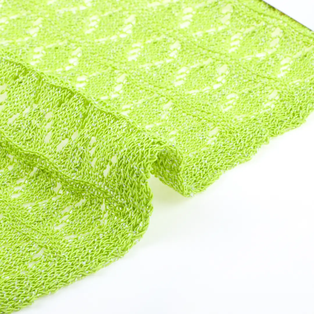 China Yarn for Polo Shirt,Crop Top,Full-Zipper Cardigan (Sweater),Half-Zipper Cardigan (Sweater) Core Spun Yarn Regular Yarn Recycled Polyester BCI Cotton Lurex Green color buy from China wholesaler bulk order at wholesale price free worldwide shipping Alibaba