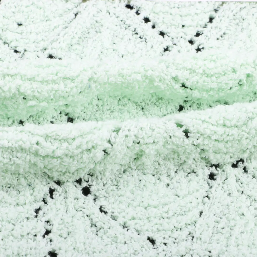 China Yarn for Crop Top,Round Neck Pullover (Sweater),Crew Neck Pullover (Sweater),Crop Top Pullover (Sweater) Boucle Yarn Fancy Yarn BCI Cotton Nylon Green color buy from China wholesaler bulk order at wholesale price free worldwide shipping Alibaba