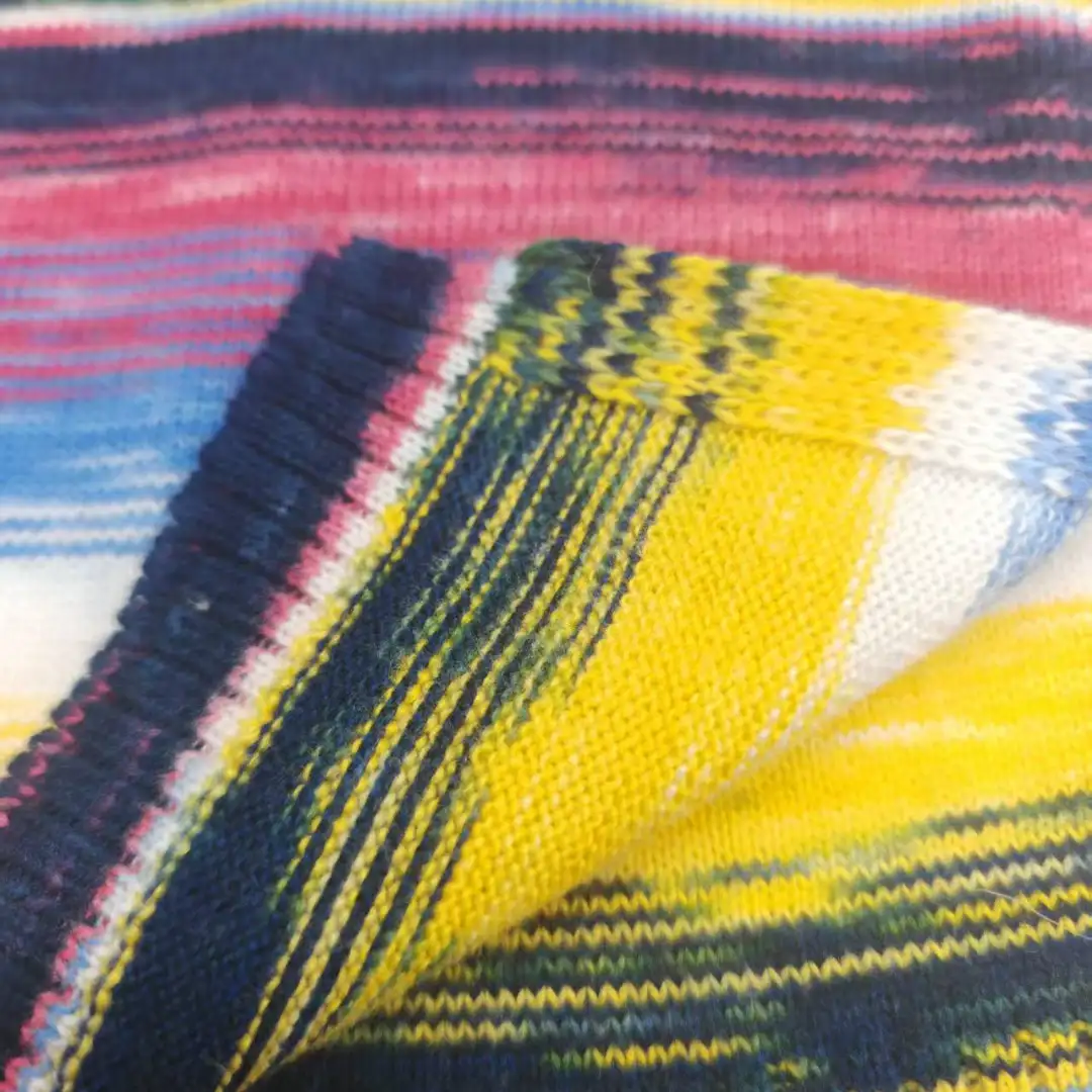 China Yarn for Crop Top,Hoodie,Open Cardigan (Sweater),Half-Zipper Cardigan (Sweater) Mossy Yarn Fancy Yarn Recycled Polyester gradient ramp color buy from China wholesaler bulk order at wholesale price free worldwide shipping Alibaba