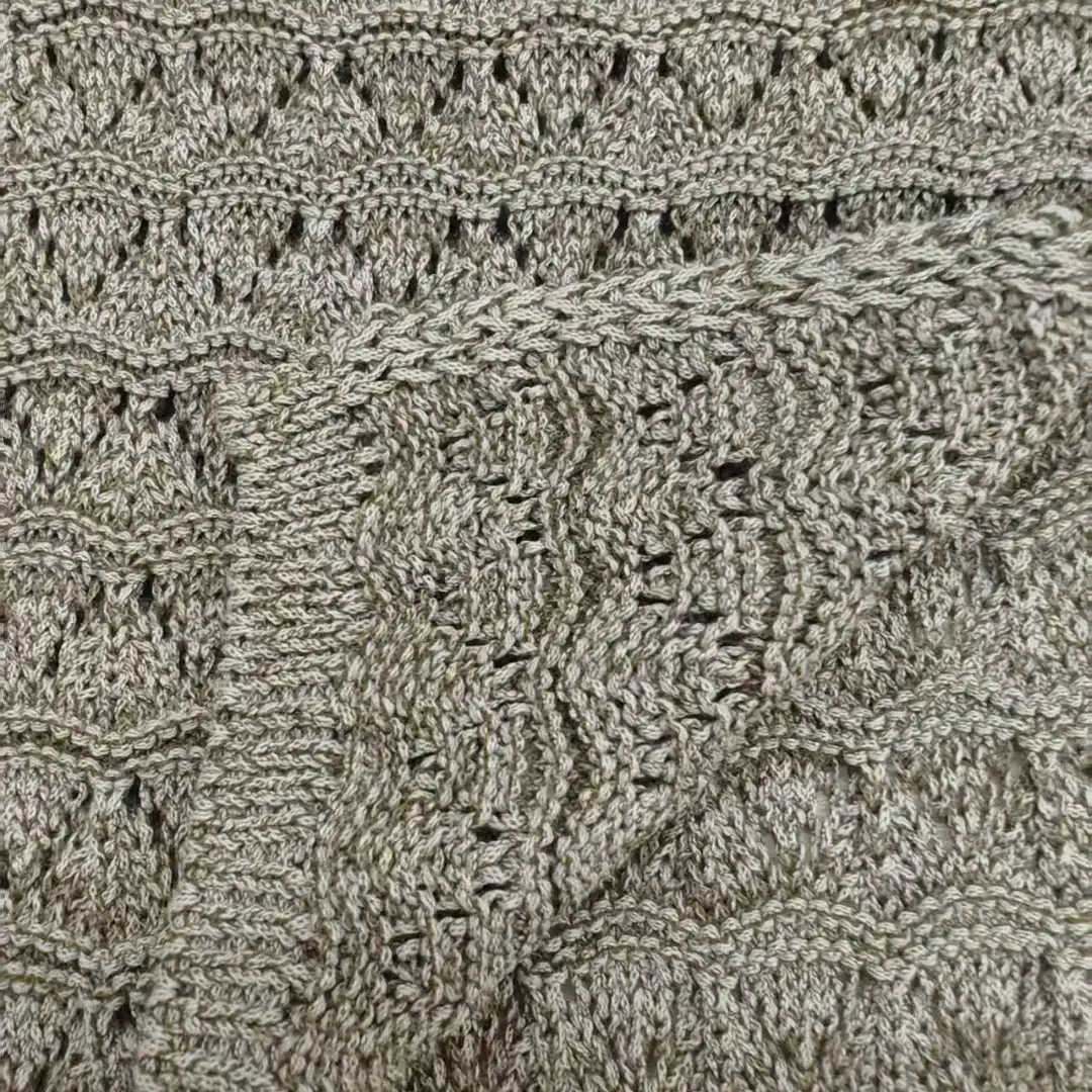 China Yarn for Polo Shirt,Hoodie,Half-Zipper Cardigan (Sweater),Crop Top Pullover (Sweater) Tubular Tape Yarn Fancy Yarn BCI Cotton Recycled Polyester Brown color buy from China wholesaler bulk order at wholesale price free worldwide shipping Alibaba