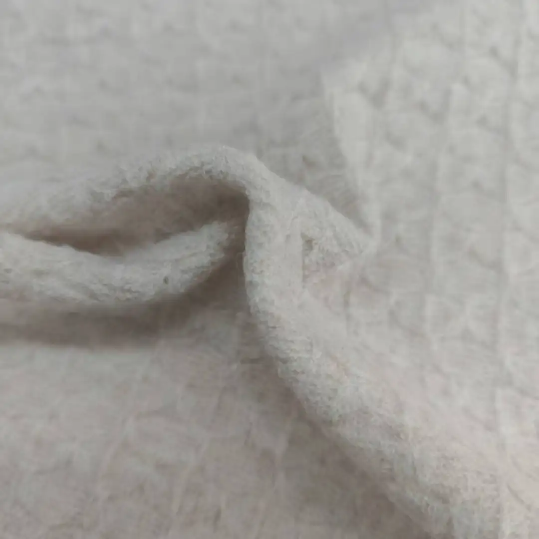 China Yarn for Open Cardigan (Sweater),Half-Zipper Cardigan (Sweater),Knitted Jacket (Sweater),Round Neck Pullover (Sweater) Mossy Yarn Fancy Yarn Recycled Polyester Acrylic Nylon light tan，white color buy from China wholesaler bulk order at wholesale price free worldwide shipping Alibaba