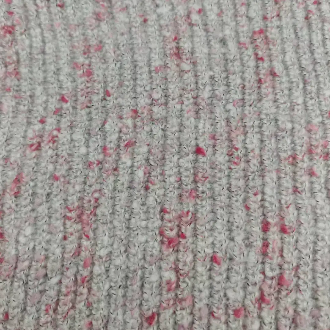 China Yarn for Open Cardigan (Sweater),Half-Zipper Cardigan (Sweater),Shirt Long Sleeve Button (Sweater) Knot Yarn Fancy Yarn Recycled Polyester Acrylic Nylon Wool pink color buy from China wholesaler bulk order at wholesale price free worldwide shipping Alibaba