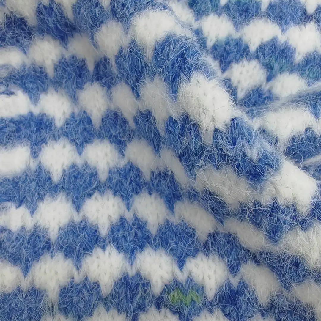 China Yarn for Hoodie,Open Cardigan (Sweater),Crew Neck Pullover (Sweater),Crop Top Pullover (Sweater) Air Spun Yarn Fancy Yarn Nylon Acrylic Polyester Blue and white color buy from China wholesaler bulk order at wholesale price free worldwide shipping Alibaba