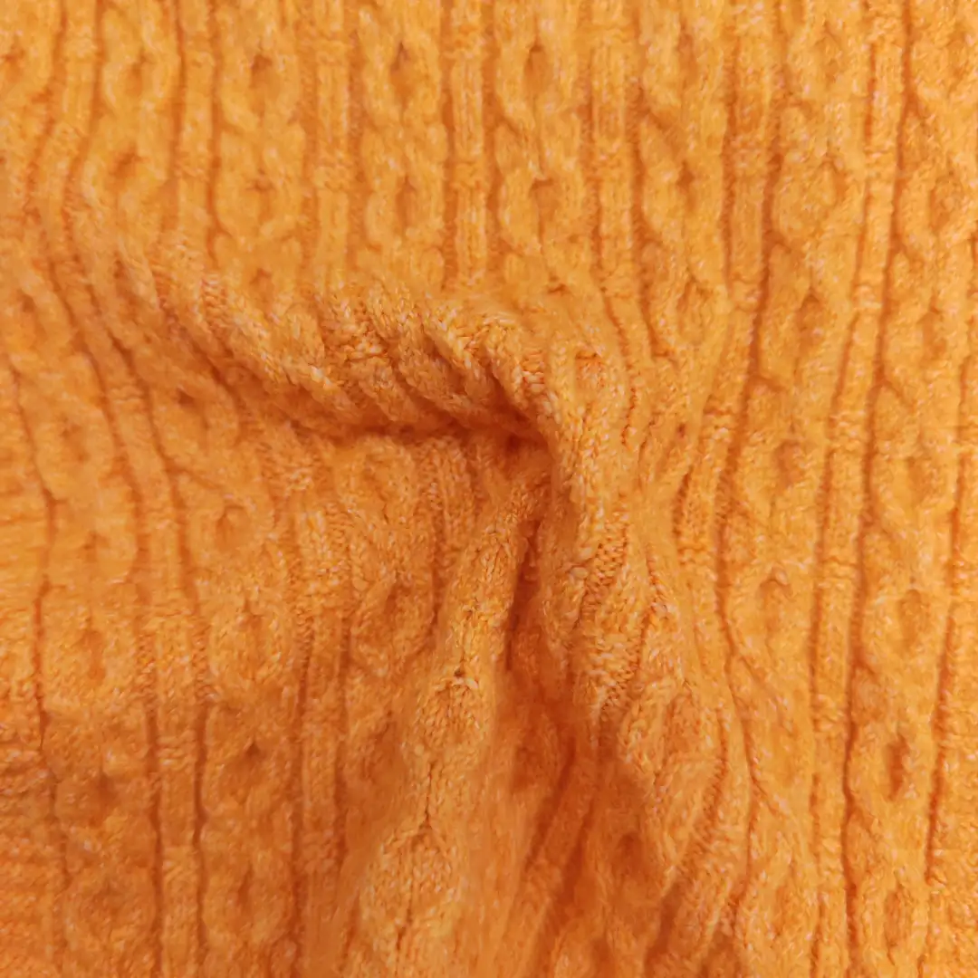 China Yarn for Crop Top,Hoodie,Half-Zipper Cardigan (Sweater),Crop Top Pullover (Sweater) Mossy Yarn Fancy Yarn Recycled Polyester Spandex orange color buy from China wholesaler bulk order at wholesale price free worldwide shipping Alibaba