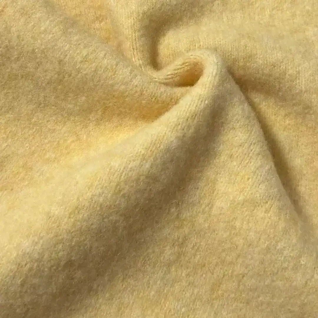 China Yarn for Ladies Vest (Sweater),Men’s Vest (Sweater),Open Cardigan (Sweater),Full-Zipper Cardigan (Sweater),Half-Zipper Cardigan (Sweater),Shirt Long Sleeve Button (Sweater),Shirt Long Sleeve Zipper (Sweater),Shirt Half Sleeve Button (Sweater) Mossy Yarn Fancy Yarn Recycled Polyester Acrylic Wool Elastane yellow color buy from China wholesaler bulk order at wholesale price free worldwide shipping Alibaba