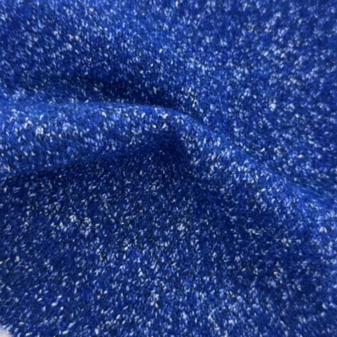 China Yarn for Ladies Vest (Sweater),Full-Zipper Cardigan (Sweater),Half-Zipper Cardigan (Sweater),T-shirt (Sweater),Men's Pants (Sweater),Women's Pants (Sweater),Skirt (Sweater) Mossy Yarn Fancy Yarn Recycled Polyester RWS Wool Spandex Blue color buy from China wholesaler bulk order at wholesale price free worldwide shipping Alibaba