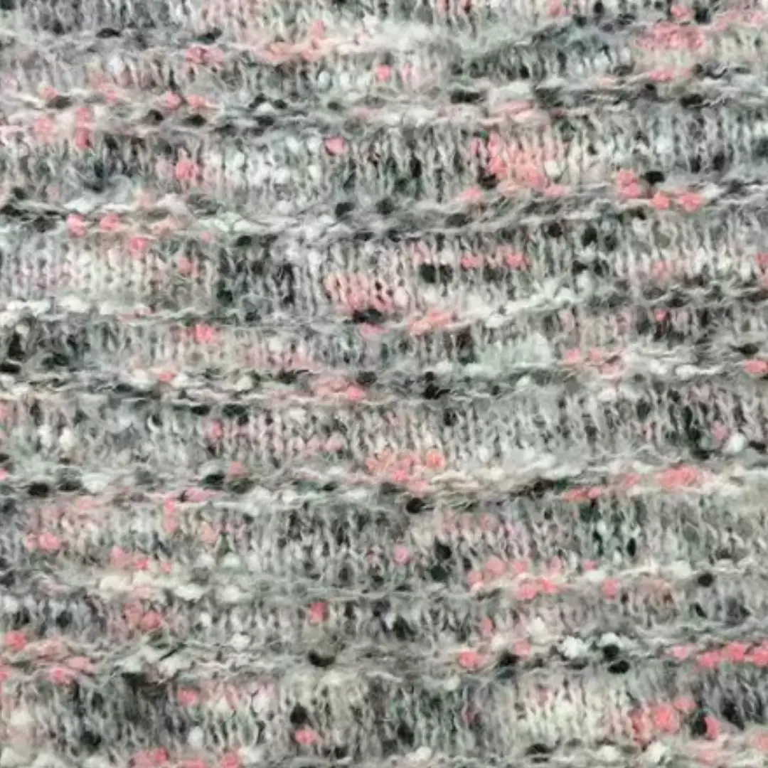 China Yarn for Ladies Vest (Sweater),Open Cardigan (Sweater),Round Neck Pullover (Sweater),Roll Neck Jumper (Sweater) Mossy Yarn Fancy Yarn Acrylic Recycled Polyester Flower gray color buy from China wholesaler bulk order at wholesale price free worldwide shipping Alibaba