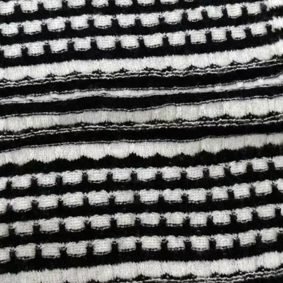 China Yarn for Open Cardigan (Sweater),Roll Neck Jumper (Sweater),Boys V-Neck Slim Fit Cardigan (Sweater) Air Spun Yarn Fancy Yarn Recycled Polyester Spandex Black and white color buy from China wholesaler bulk order at wholesale price free worldwide shipping Alibaba