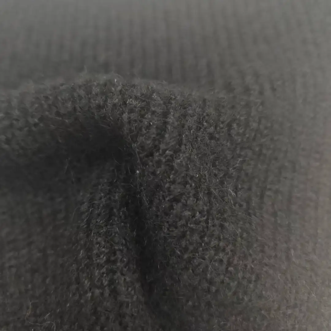 China Yarn for Hoodie,Open Cardigan (Sweater),Half-Zipper Cardigan (Sweater),Crop Top Pullover (Sweater) Mossy Yarn Fancy Yarn Recycled Polyester Acrylic Wool Alpaca BLACK color buy from China wholesaler bulk order at wholesale price free worldwide shipping Alibaba